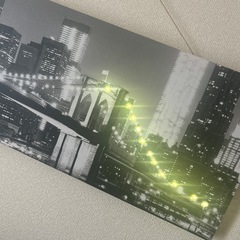 LED付きキャンバスポスターの画像