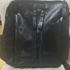 リュック　黒の画像