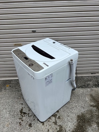 品薄商品入荷しました✨【 SHARP】6.0kg 洗濯機ES-GE6E-T2021年?