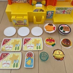 【美品】アンパンマン おみせいっぱい ピカピカ光る アンパンマン フードコートの画像