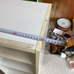 カラーボックス少し汚れありの画像