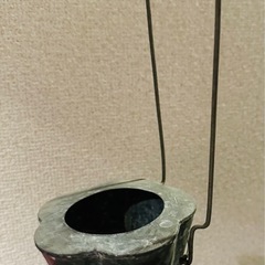 未使用【キャトルセゾン】ブリキ　フラワーポット　2個セットの画像