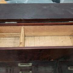 0822-074 裁縫箱　小物入れ　箪笥　レトロの画像