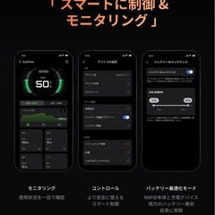 EcoFlow RAPID Pro モバイルバッテリー 20000mAh 100W 【大容量/USB-Cケーブル内藏/液晶ディスプレイ/４台同時充電/コンパクト/アプリ制御/過熱保護/機内持ち込み/出張/旅行】の画像