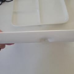 無印良品　セパレートプレート　陶器　２枚セットの画像