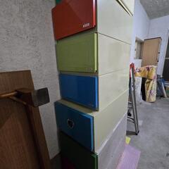 衣装ケース　7個　収納ケースの画像