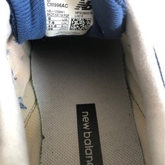 【中古品】New Balance 996 ネイビー ブルー スニーカー 26cm ニューバランス ウィメンズ レディース メンズ 靴の画像
