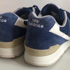 【中古品】New Balance 996 ネイビー ブルー スニーカー 26cm ニューバランス ウィメンズ レディース メンズ 靴の画像