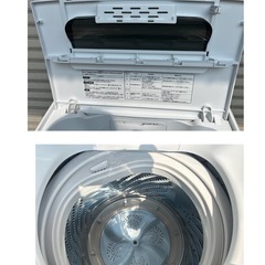 全自動電気洗濯機 ハイセンス 2017年製 4.5kgの画像