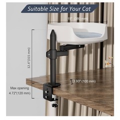 猫用ベッド　デスク取り付け用　の画像