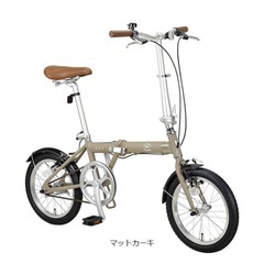 折りたたみ自転車新品未使用！キャプテンスタッグモンテAL-FBD161 16インチの画像