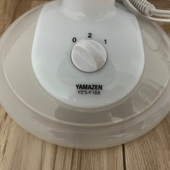 山善　卓上扇風機　2019年製の画像