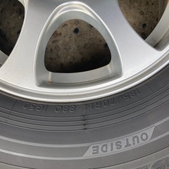 185/70R14 スタッドレスタイヤアルミホイールセット　4本の画像