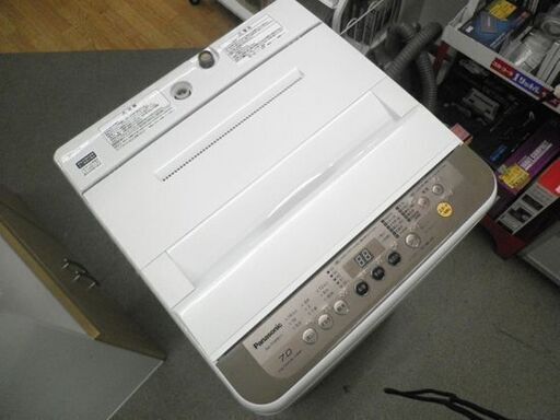 西岡店 洗濯機 7.0kg 2017年製 Panasonic NA-F70PB11 ファミリーサイズ 風呂水ポンプ付き パナソニック