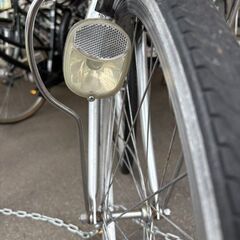 J2061【リユースのサカイ柏店】 シティサイクル  CaiJoy　シルバー　ダイナモライト 26インチ　クリーニング、簡易メンテナンス済み　★店頭にて試乗可★  中古自転車 　流山市 中古自転車 松戸市 中古自転車 我孫子市 中古自転車 船橋市 中古自転車 守谷市 中古自転車 取手市 中古自転車の画像