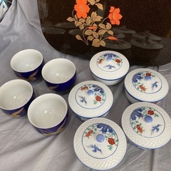 湯呑揃え　お盆セットの画像