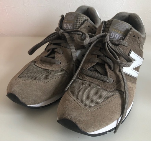【中古品】New Balance 996スニーカー 25.5cm ブラウン ニューバランス 靴 ウィメンズ レディース メンズ