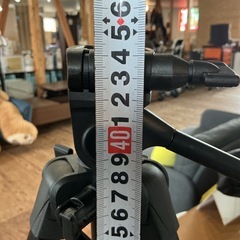 ファミリー向け🧑‍🧑‍🧒 三脚 SLIK GX6400 スリック 4段式 コンパクトに収納も❗️ ケース付き 持ち運びに便利 動画撮影🎥　黒 の画像