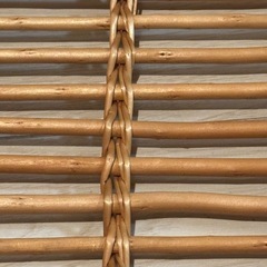 美品！【キャトルセゾン】フランス柳　バスケット　長方形　かご　ナチュラル　の画像