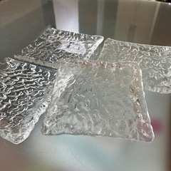 ガラス　器　プレートの画像