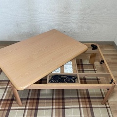 家具調コタツ 0円の画像
