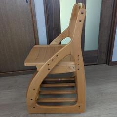 木製チェア キャスター付きの画像
