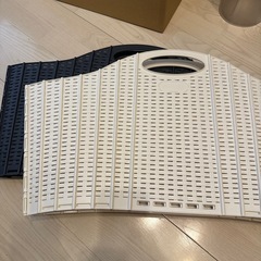 ランドリーバスケット 折りたたみ 2点の画像