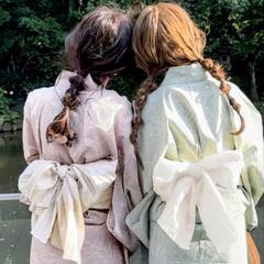 着物　浴衣　祭り　デート　花火の画像