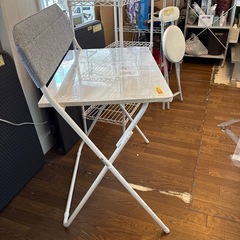 【ポケット付き折りたたみデスク】【ニトリ】クリーニング済み【管理番号12208】町の画像