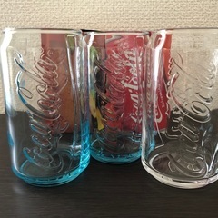 コカコーラ缶型グラス3本の画像