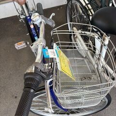 J2065【リユースのサカイ柏店】 シティサイクル　GEO CROSS  ブルー　オートライト 27インチ　クリーニング、簡易メンテナンス済み　★店頭にて試乗可★  中古自転車 　流山市 中古自転車 松戸市 中古自転車 我孫子市 中古自転車 船橋市 中古自転車 守谷市 中古自転車 取手市 中古自転車の画像