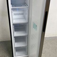 高年式!2024年製! ほぼ未使用 AQUA/アクア 1ドア 冷凍庫/ファン式 140L スリムフリーザー AQF-SFA14P(S) ① 中古家電 店頭引取歓迎 uR9982の画像