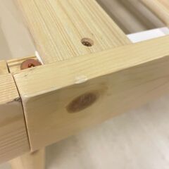  24921  木製シングルベッド　コンセント付 タンスのゲン  S ◆大阪市内・東大阪市他 6,000円以上ご購入で無料配達いたします！◆ ※高槻・枚方方面◆西宮・尼崎方面◆生駒方面　それぞれ条件付き無料配送あり！            の画像