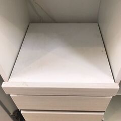 【ジャングルジャングル岩出店】【B3】レンジ台 ホワイト 幅90cm×奥行50cm×高さ101.5cm  中古 家具 和歌山 岩出市 紀の川市 海南市の画像