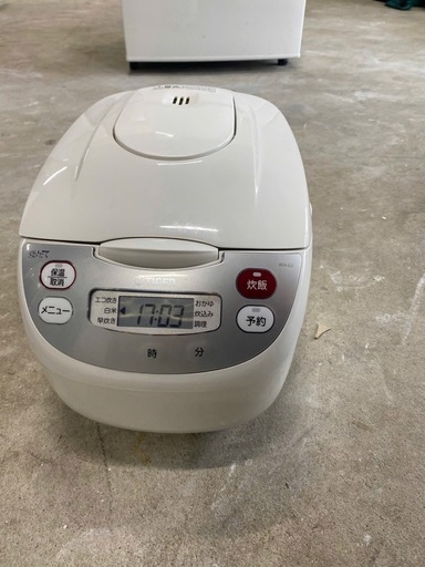 炊飯器 炊きたて ホワイト JBH-G102-W [5.5合 /マイコン] 炊飯器