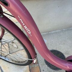 🌈超容量12.3Ah🌈pas with パスウィズ　電動自転車　電動アシスト自転車　26インチ 8227の画像