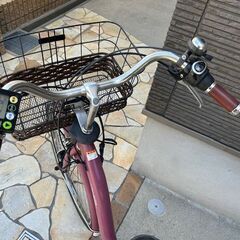 🌈超容量12.3Ah🌈pas with パスウィズ　電動自転車　電動アシスト自転車　26インチ 8227の画像