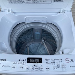 k3 美品【Hisense 洗濯機】2021年製　HW-DG80Bの画像