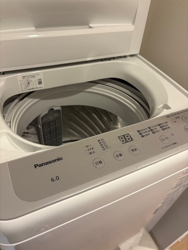 panasonic洗濯機6キロ2023年製(パナソニック)