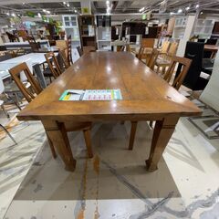 ﾀﾞｲﾆﾝｸﾞ7点ｾｯﾄ(No:1265683)※ﾁｪｱ脚ひび割れありの画像