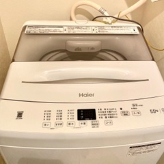 Haier 洗濯機 2023年製 5.5kgの画像
