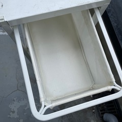 IKEA JONAXEL シェルフ 4段 ホワイトメッシュラックの画像