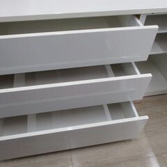 ジモティー割引🏷️【ジャングルジャングル岸和田和泉インター店】ニトリ サイドボード 白 和泉市 堺市 岸和田市 泉大津市 高石市 泉北郡熊取町の画像