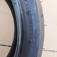 ほぼ新車外し ブリヂストン BT016
 120/70ZR17 
リア： 180/55ZR17　バイクのタイヤになります。の画像