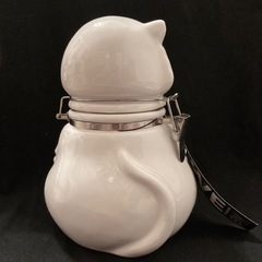キャニスターねこ 陶器 ボストンウェアハウス社製 おまけつき の画像