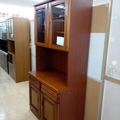 リユースのサカイ太田店★ジモティ割あり★  レンジボード ブラウン H190×D53×W90.5 クリーニング済み OJ10646の画像