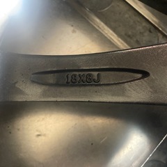 社外アルミホイール 18インチ 18×8J 5H 114.3PCD+35 4本の画像