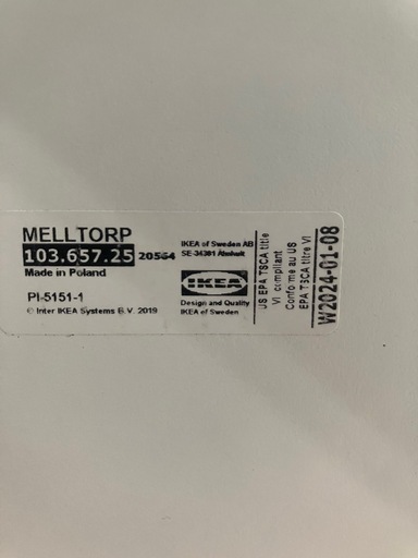 J408⭐️IKEAメルトルプテーブル 