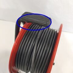 △ 東洋変圧器電源コード コードリール ドラムリール 延長コード 屋内型 30m T-30M 1979年製 動作確認済 傷サビありの画像