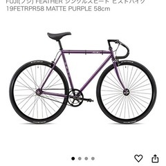Fuji feather ピストバイク　2019年製の画像